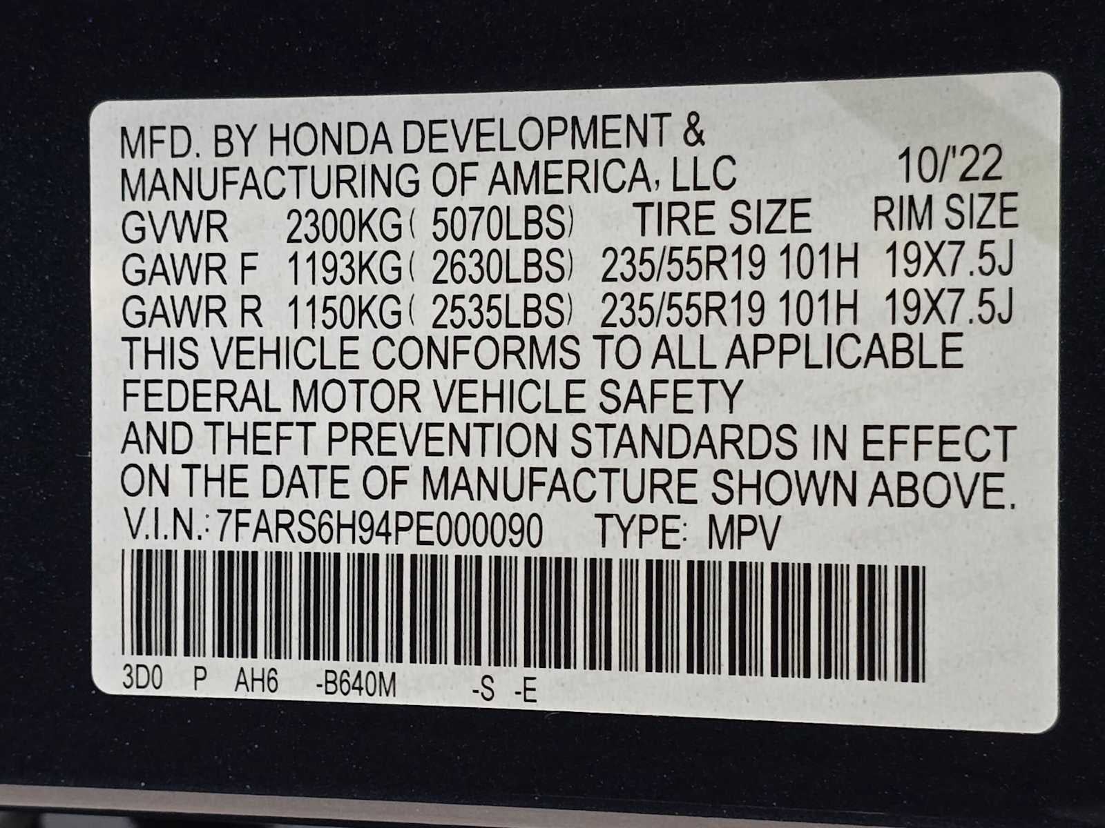 2023 Honda CR-V Hybrid Sport Touring