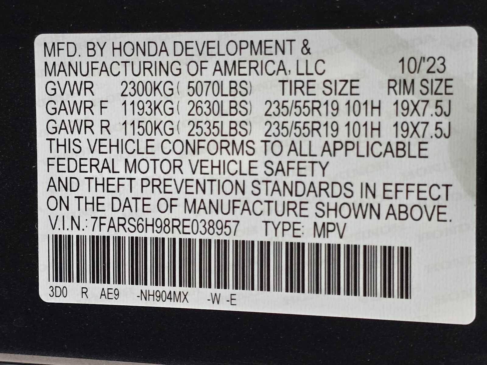 2024 Honda CR-V Hybrid Sport Touring