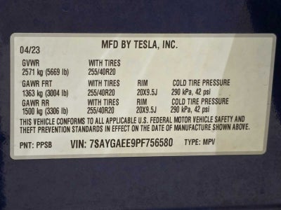 2023 Tesla Model Y Long Range