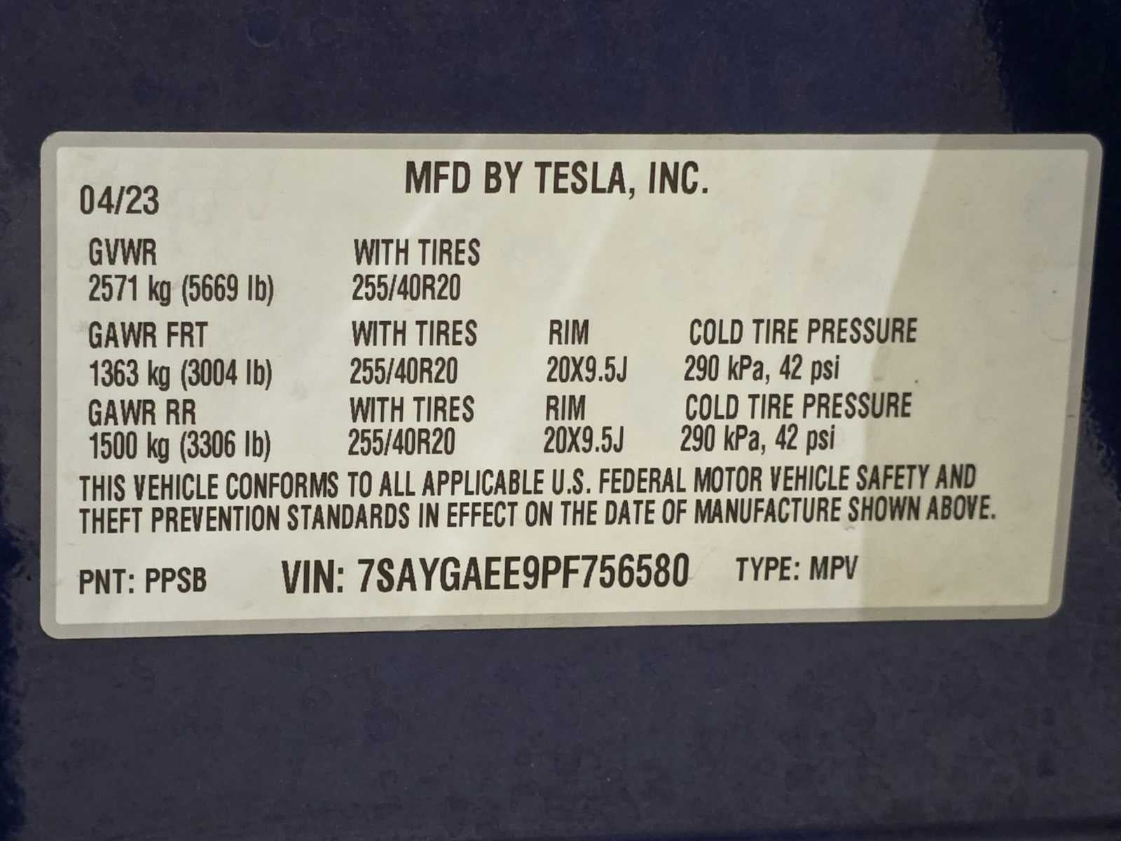 2023 Tesla Model Y Long Range
