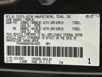 2023 Toyota Sequoia TRD Pro