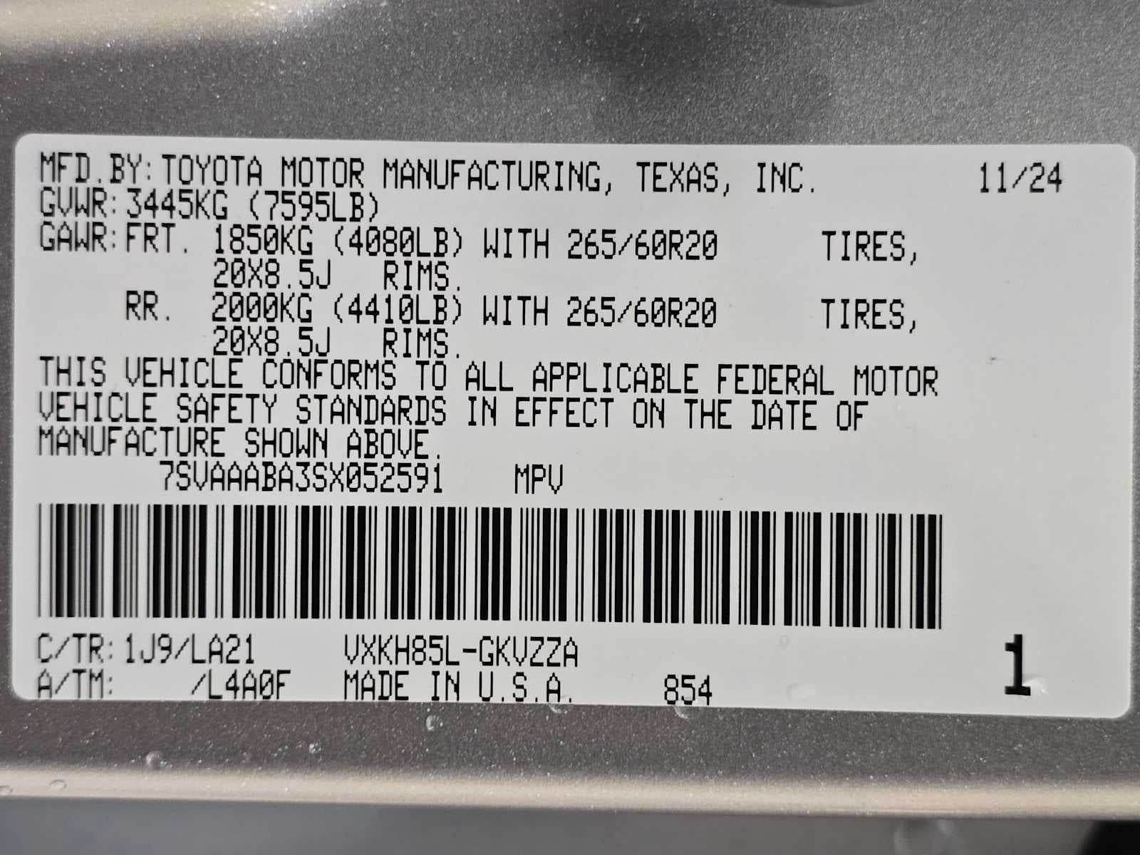 2025 Toyota Sequoia Platinum