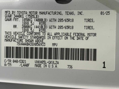 2025 Toyota Sequoia TRD Pro