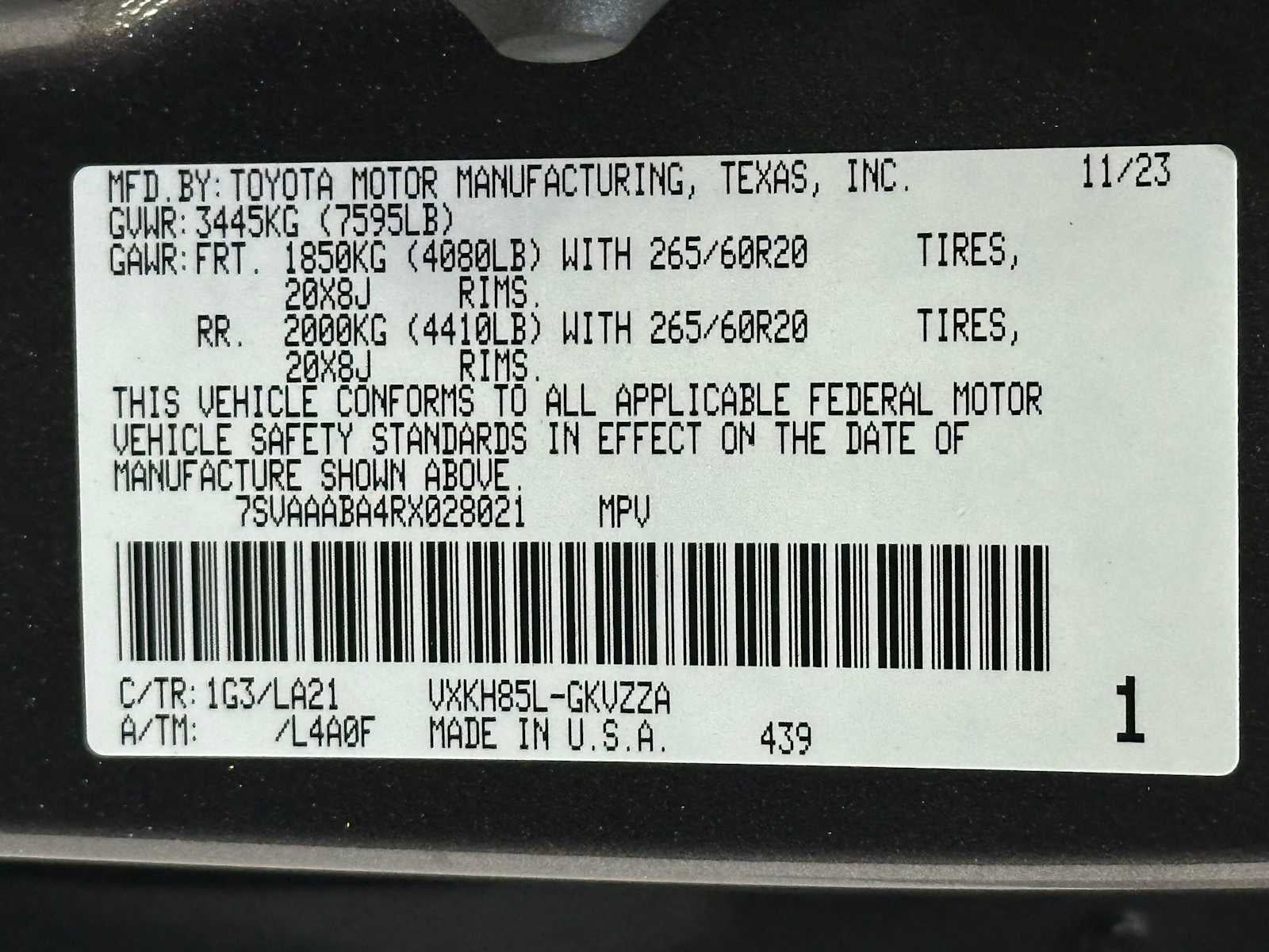 2024 Toyota Sequoia Platinum