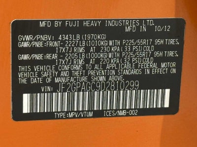 2013 Subaru XV Crosstrek Limited