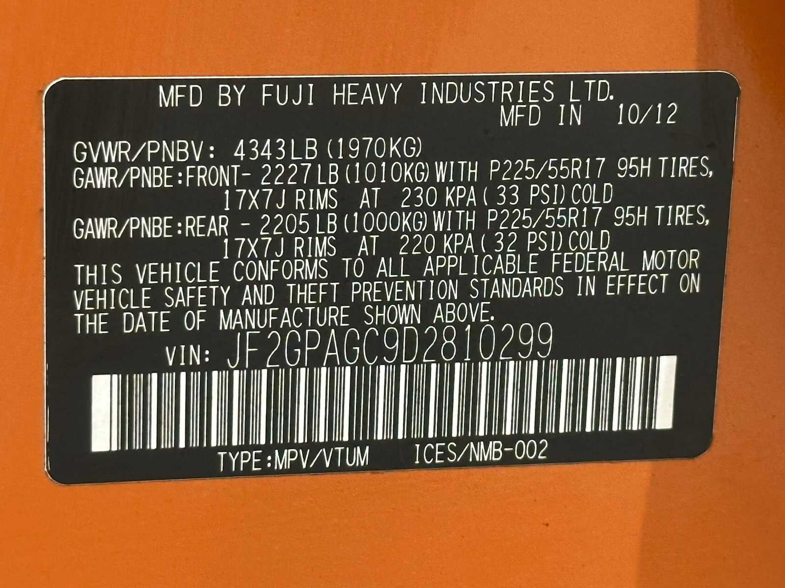 2013 Subaru XV Crosstrek Limited
