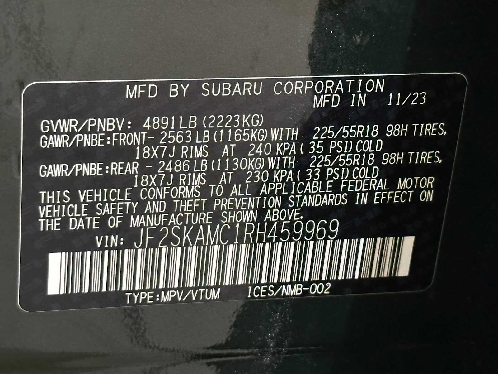 2024 Subaru Forester Touring