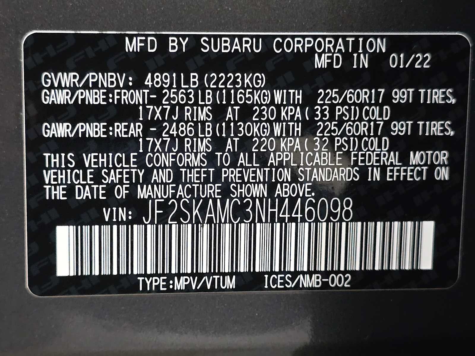 2022 Subaru Forester Wilderness