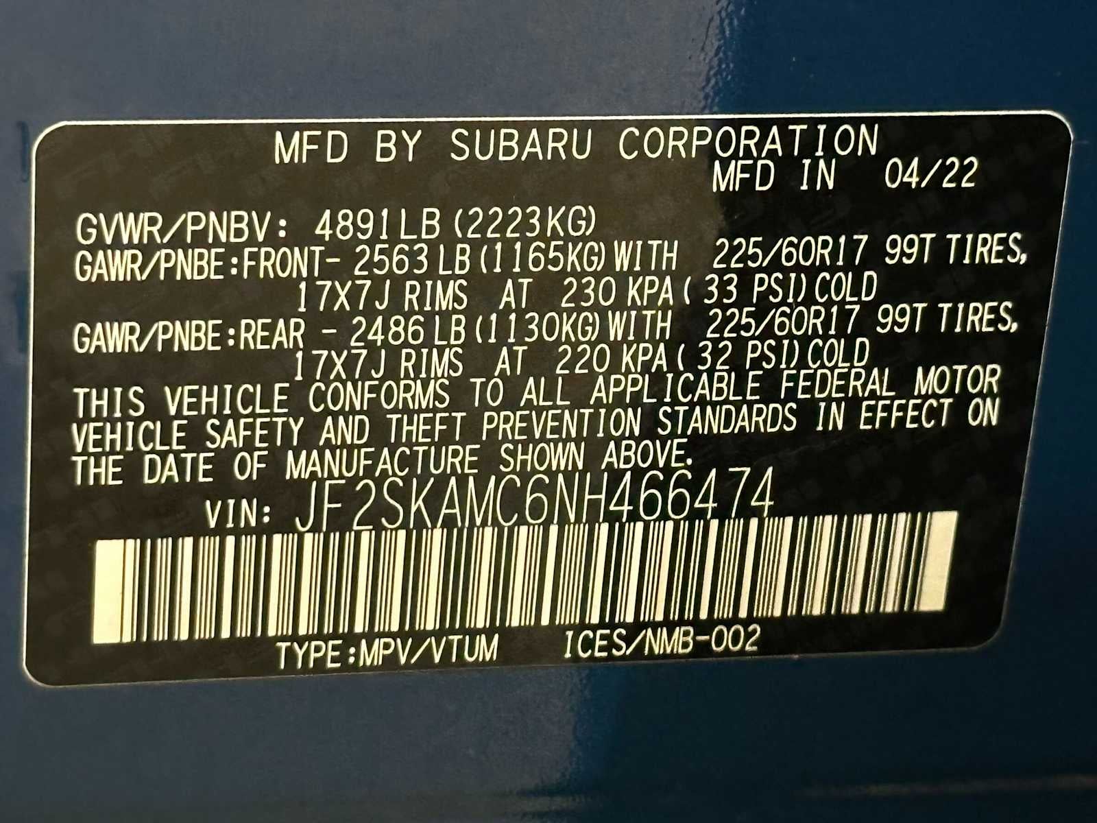 2022 Subaru Forester Wilderness