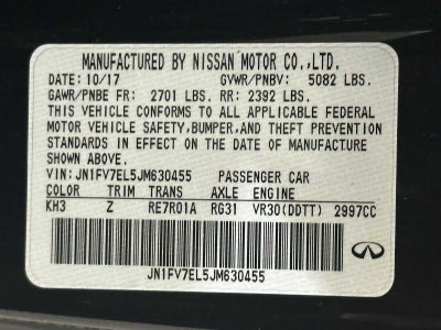 2018 INFINITI Q60 RED SPORT 400