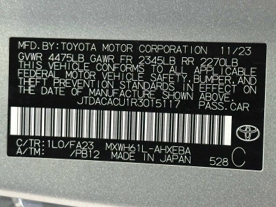 2024 Toyota Prius Prime SE