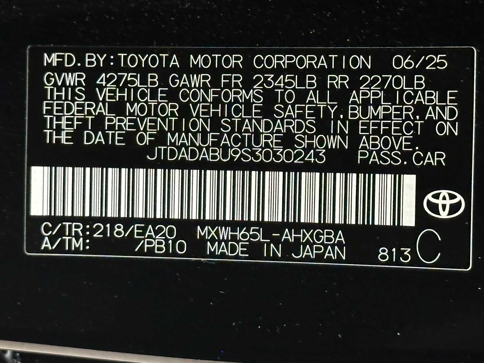 2025 Toyota Prius XLE