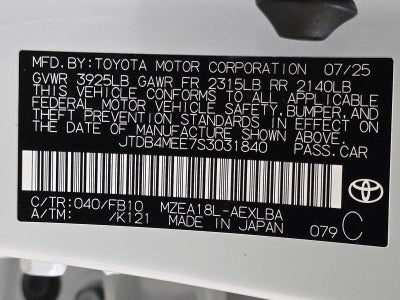 2025 Toyota Corolla LE