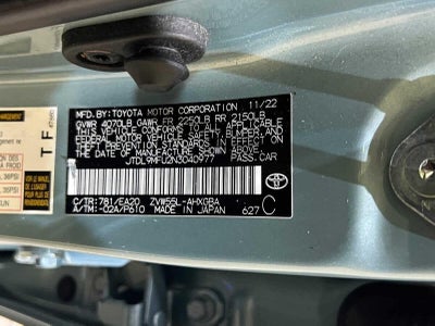 2022 Toyota Prius XLE