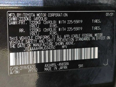 2021 Toyota Venza Limited