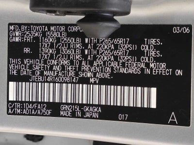 2006 Toyota 4Runner SR5