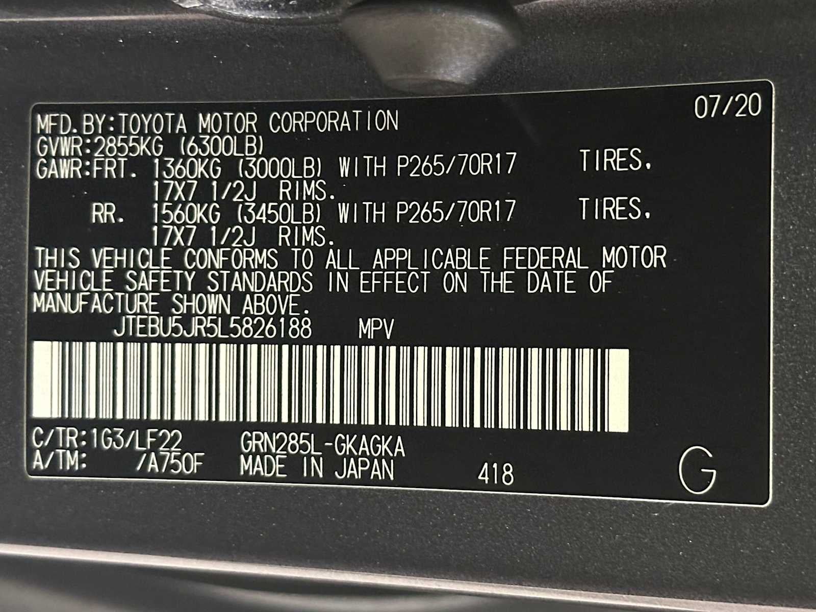 2020 Toyota 4Runner TRD Pro