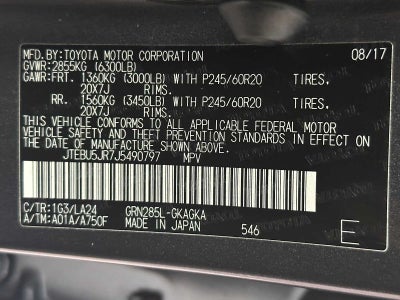 2018 Toyota 4Runner Limited