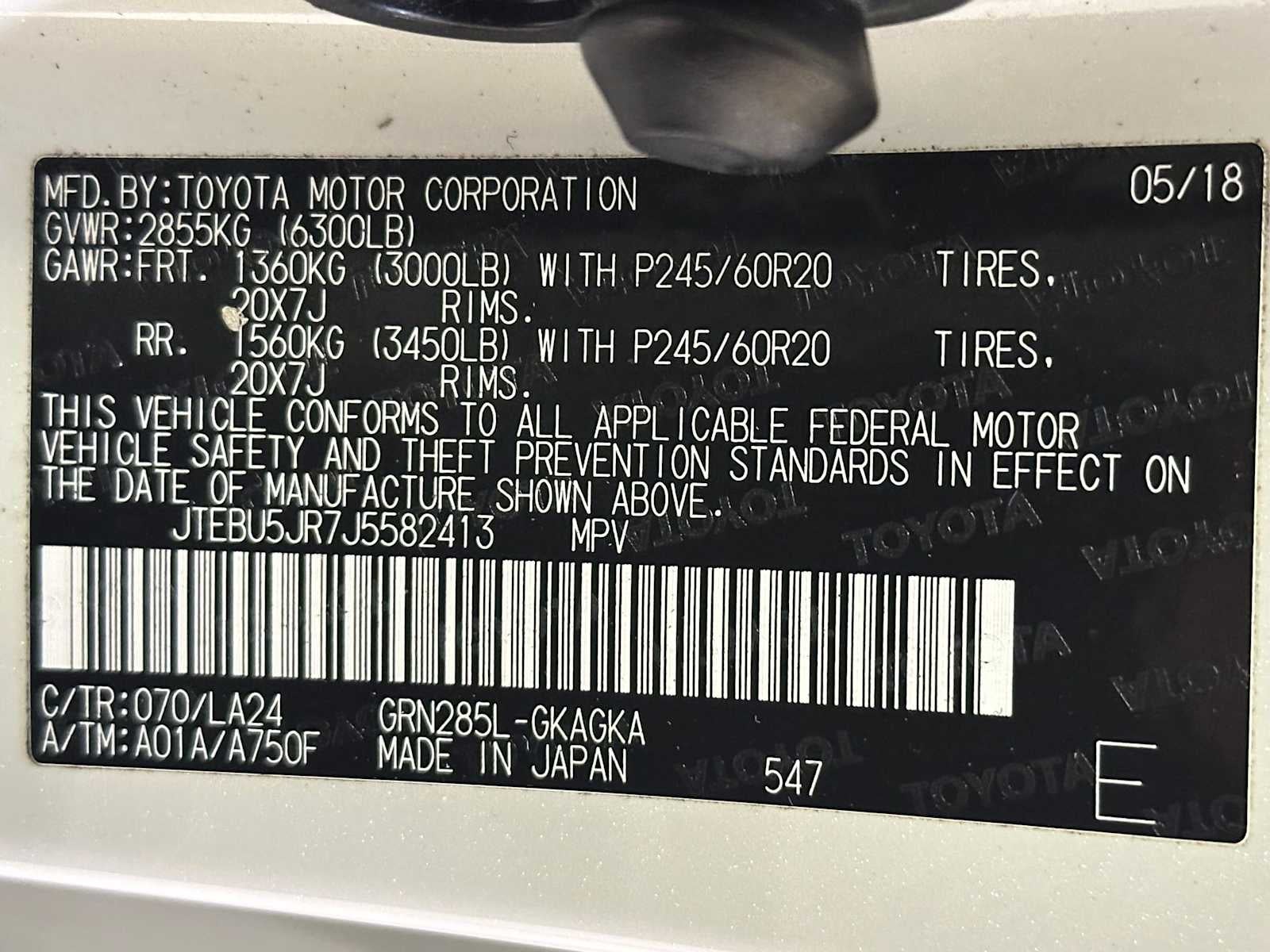 2018 Toyota 4Runner Limited