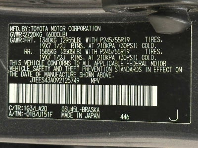 2009 Toyota Highlander Sport
