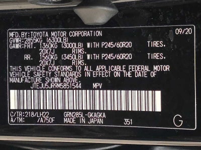 2021 Toyota 4Runner Nightshade