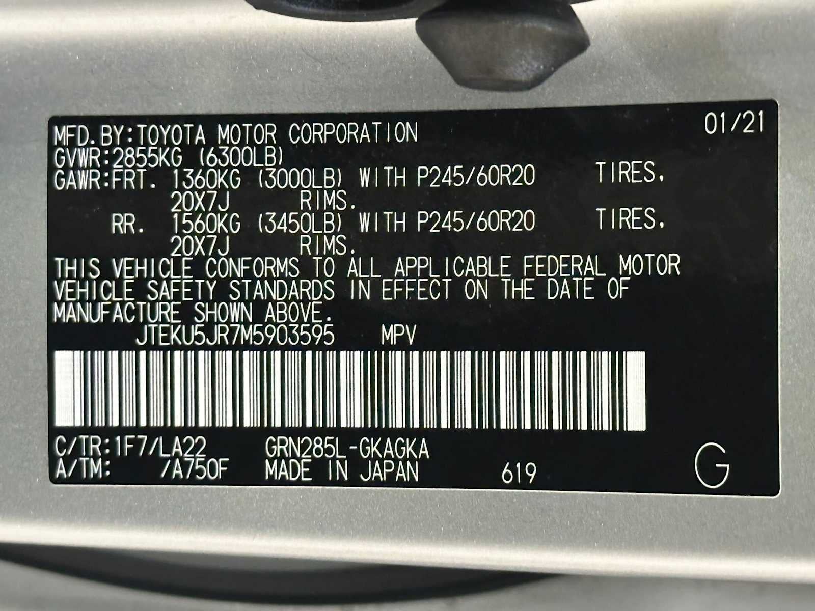 2021 Toyota 4Runner Limited