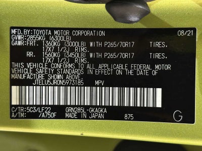 2022 Toyota 4Runner TRD Pro