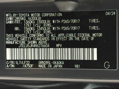 2024 Toyota 4Runner TRD Pro