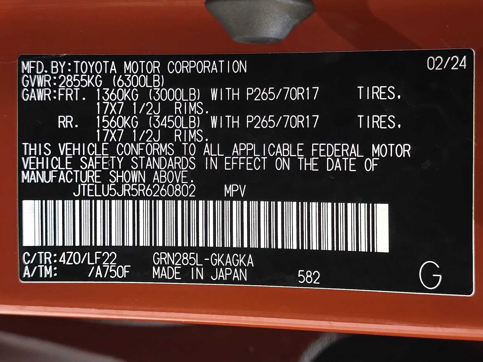 2024 Toyota 4Runner TRD Pro