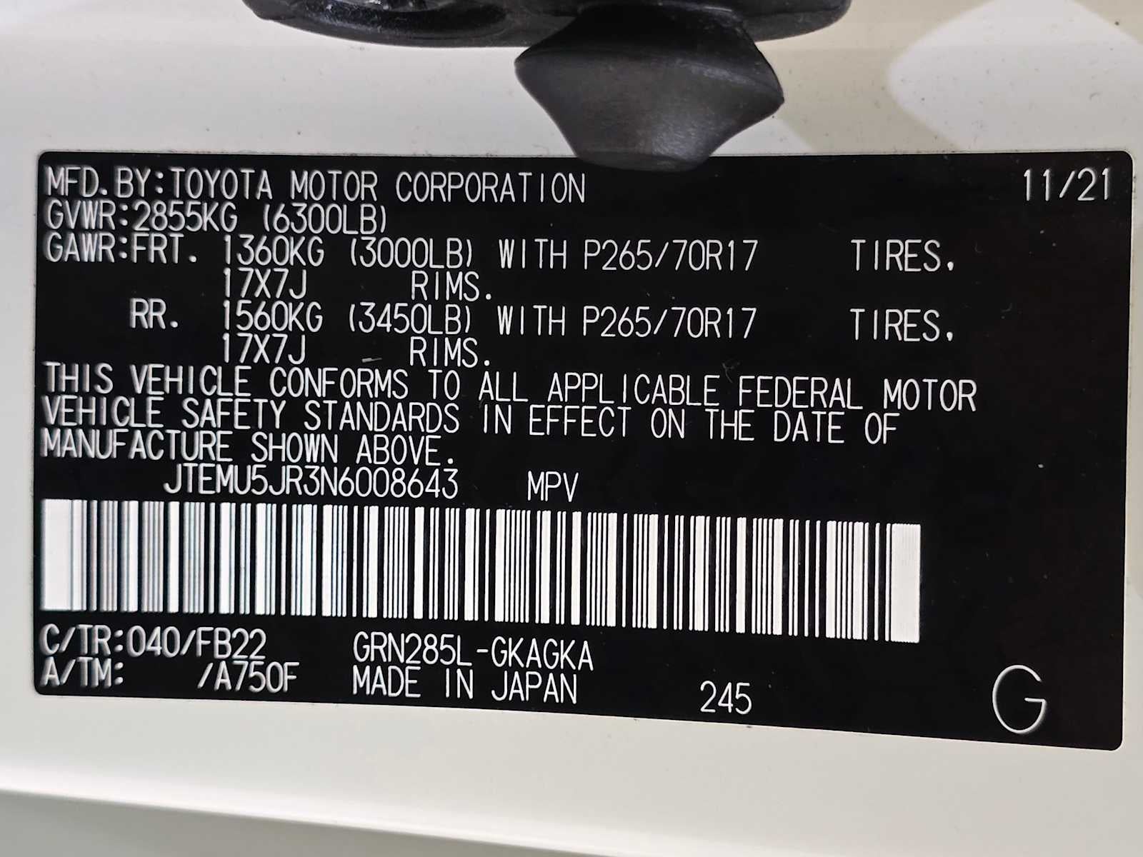 2022 Toyota 4Runner SR5
