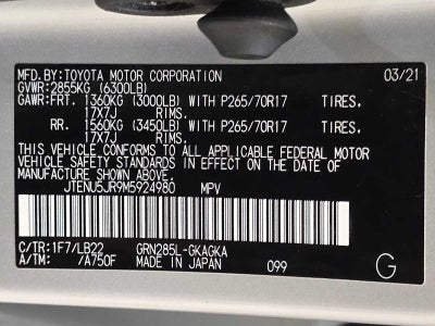 2021 Toyota 4Runner SR5 Premium