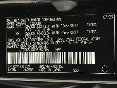 2023 Toyota 4Runner TRD Off Road Premium