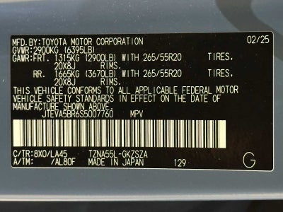 2025 Toyota 4Runner Limited