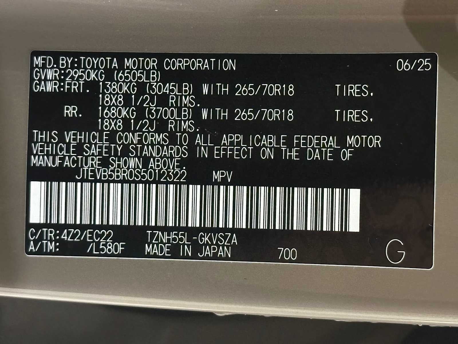 2025 Toyota 4Runner Hybrid TRD Pro