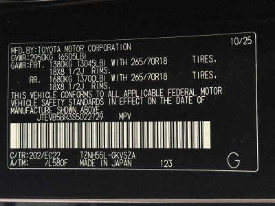 2025 Toyota 4Runner Hybrid TRD Pro