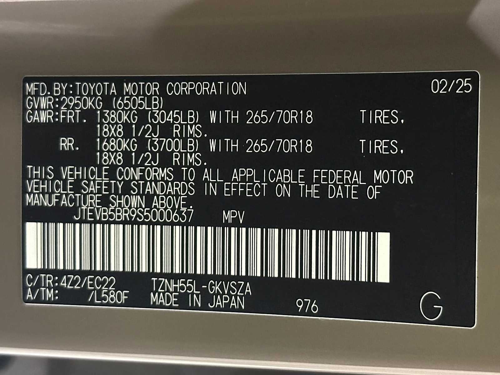 2025 Toyota 4Runner Hybrid TRD Pro