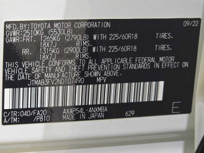 2022 Toyota RAV4 Prime SE