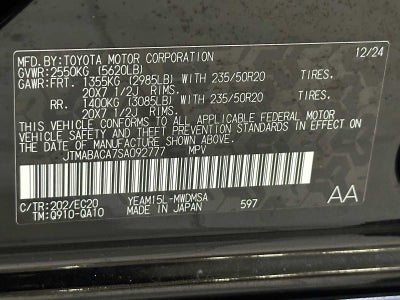 2025 Toyota bZ4X Nightshade