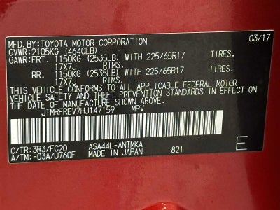 2017 Toyota RAV4 XLE