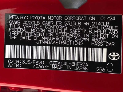 2024 Toyota GR Corolla Core