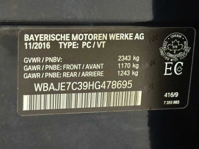2017 BMW 540i xDrive 540i xDrive