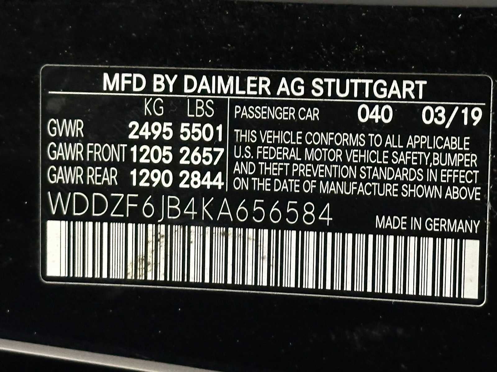 2019 Mercedes-Benz E 450 E 450