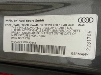 2021 Audi RS 5 Sportback 2.9 TFSI quattro