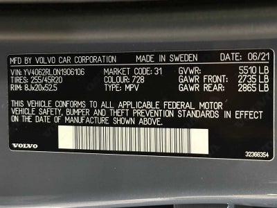 2022 Volvo XC60 Inscription