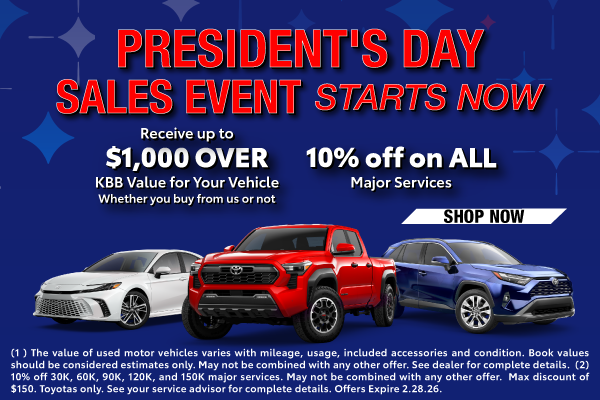 Presidents Day Sales Event